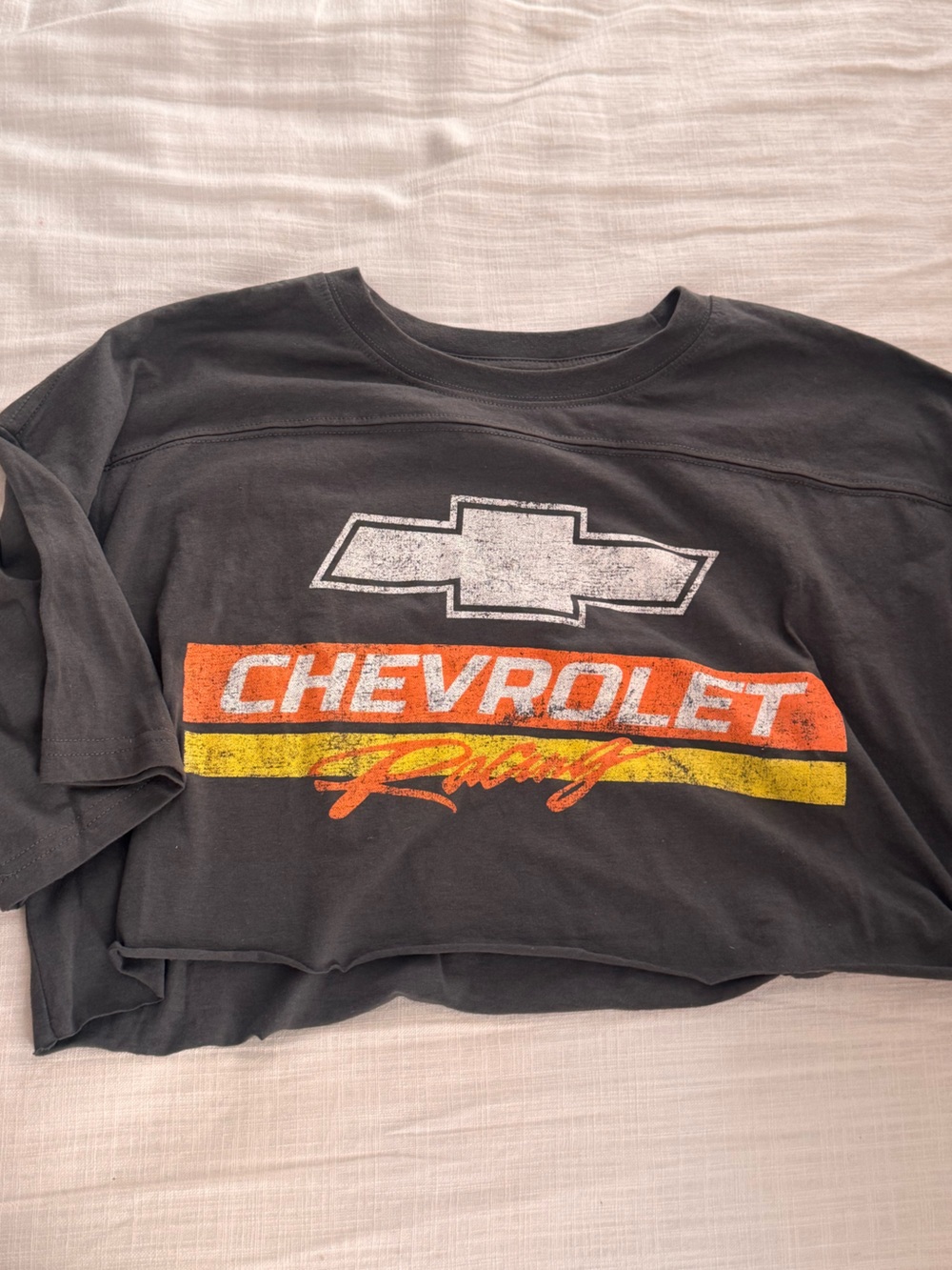 Black Racing Logo Tee